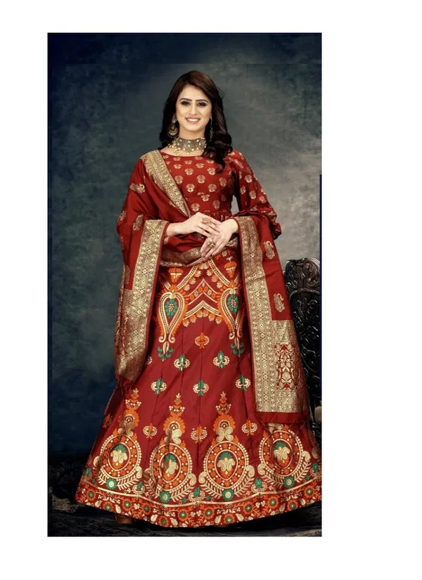 Navya 2 Exclusive Designer Banarasi Silk Festival Wear Lehenga Collection
