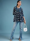 Navya 9 Rayon Printed Ladies Top Wholesale Market In Surat

