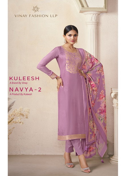 Navya Vol 2 By Vinay Kuleesh Self Weaved Viscose Salwar Kameez Wholesale Price In Surat