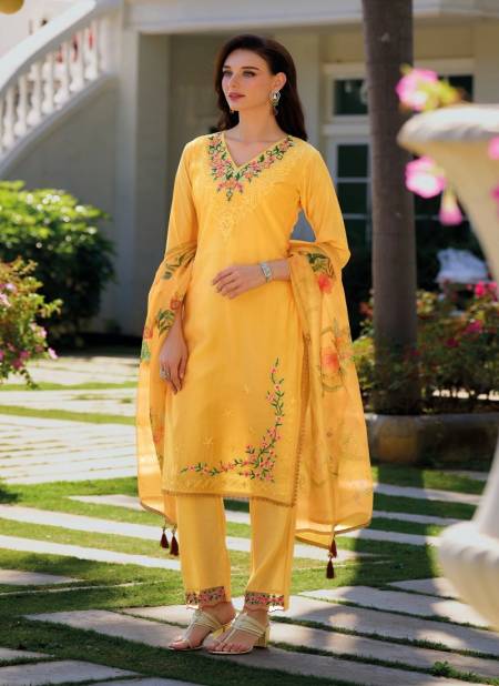 Navyaa By Lily And Lali Silk Readymade Suits Wholesale Price In Surat
 Catalog