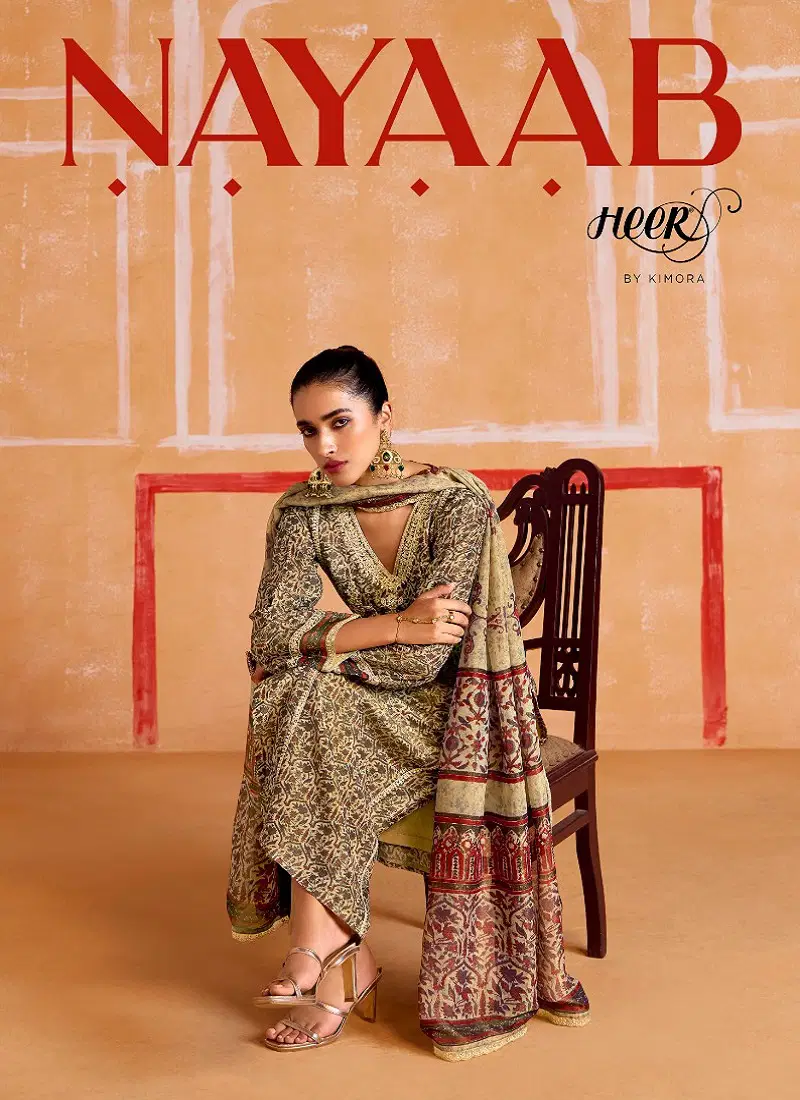 Nayaab Vol 198 By Kimora Heer Muslin Salwar Suits Wholesale Price In Surat Catalog