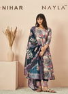 Nayla Nihar Cotton Printed Anarkali Kurti With Bottom Dupatta Wholesale Online
