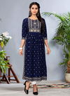 Nayra 4 Colors Long Printed Kurtis Catalog