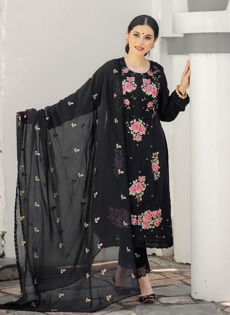 Nazrana By Afsana Organza Printed Embroidery Kurti With Bottom Dupatta Wholesale Online Catalog