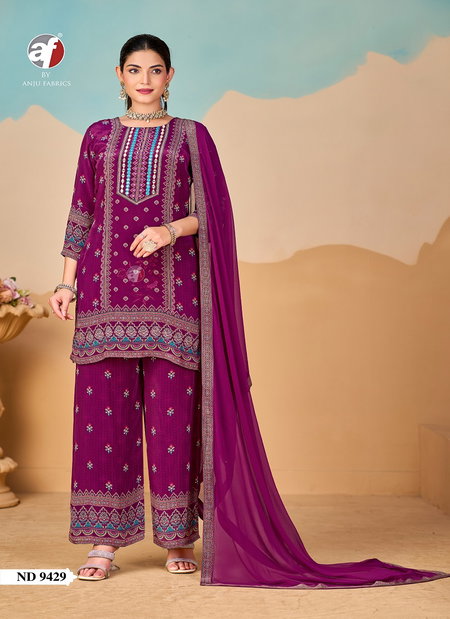 ND 9429 By Af Natural Crepe Kurti With Bottom Dupatta Online Wholesale
