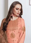 Neaha Fashion Netra Tussel silk with cotton inner and Heavy Embroidery in Zari and Sequence Work Salwar Suits With Embroidery Work Plazzo
