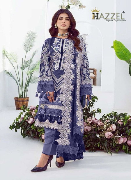 Needle Wonder Lawn  Collection 066 By Hazzel Cotton Designer Salwar Kameez Catalog