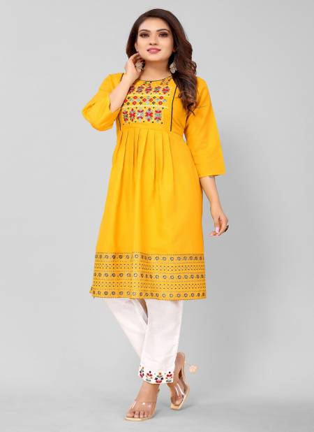 Neha 43535 Casual Cotton Kurti With Bottom Collection

