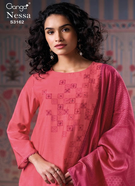 Nessa 3162 By Ganga Bemberg Silk Designer Salwar Suits Wholesale Price In Surat