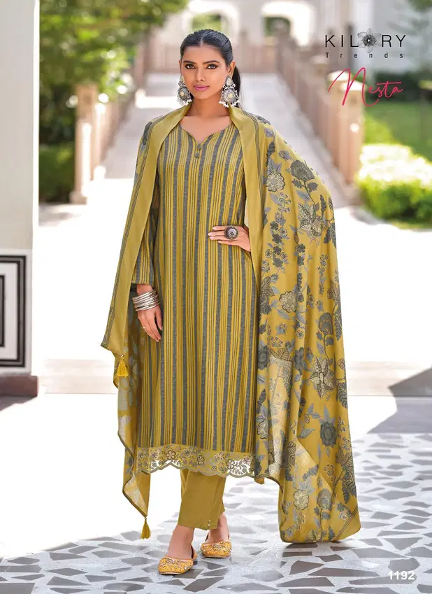 Nesta By Kilory Pashmina Printed Salwar Suits Orders In India