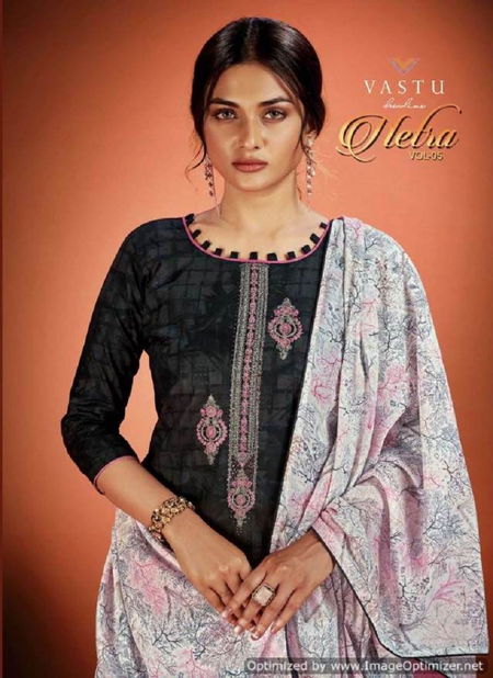 Netra Vol 5 By Vastu Embroidery Printed Cotton Readymade Dress Wholesale Shop In Surat Catalog