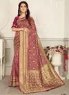 New Bridal Party wear and Designer Wedding Saree Collection with Rich Look Pallu and Beautiful Border Woven Silk Saree Collections