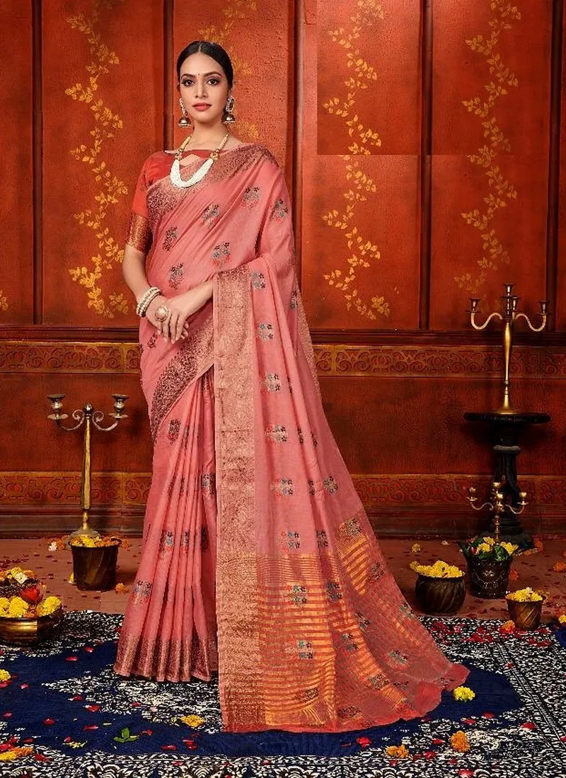 New Collection of Festive Wear Designer Beautiful Printed Art Silk Sarees 