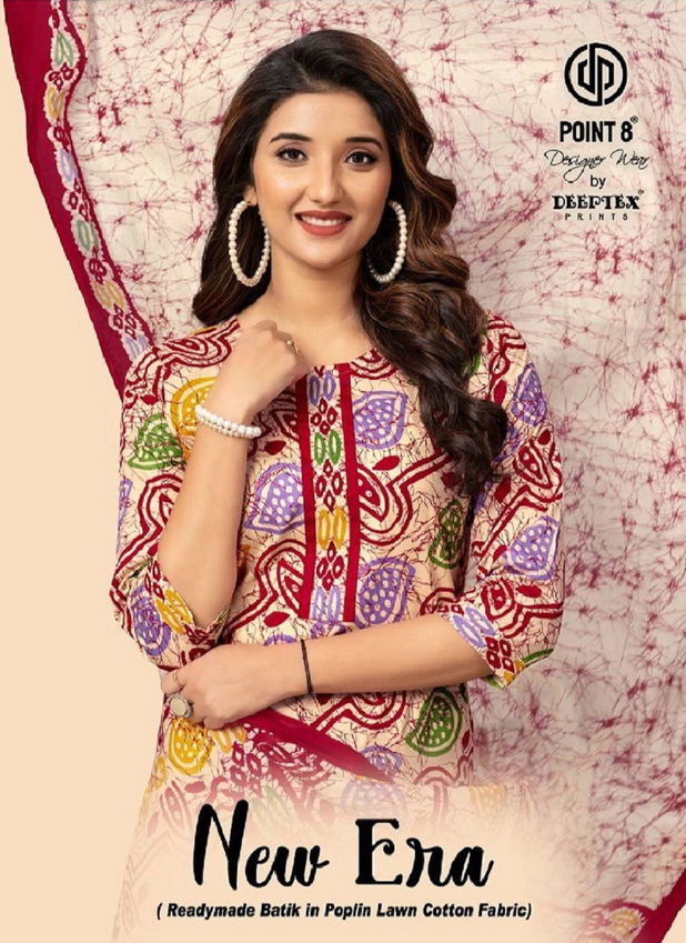 New Era Vol 1 By Deeptex Cotton Readymade Suit Exporters In India