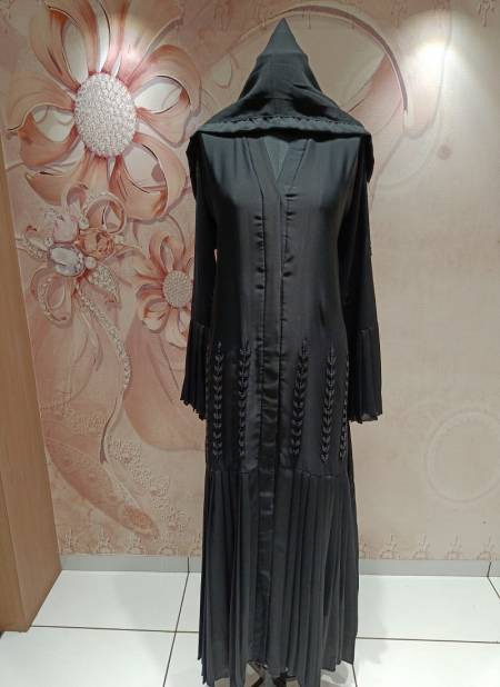 Nida Georgette 02 Fancy Wear Wholesale Abaya Collection