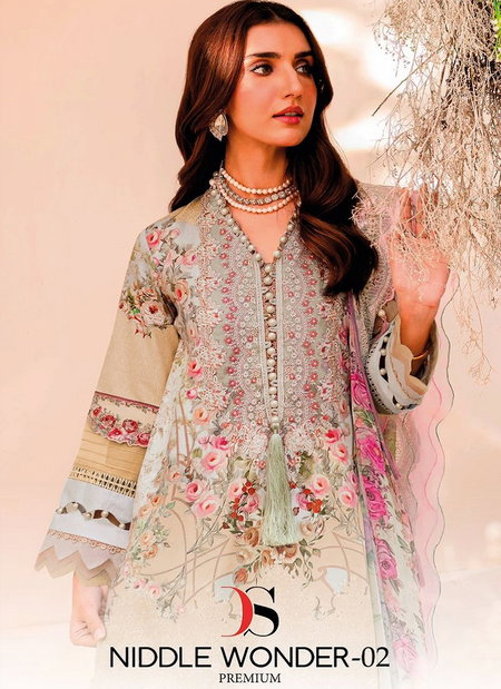 Niddle Wonder Premium 2 By Deepsy Suits Cotton Pakistani Suits Wholesale Market in Surat
