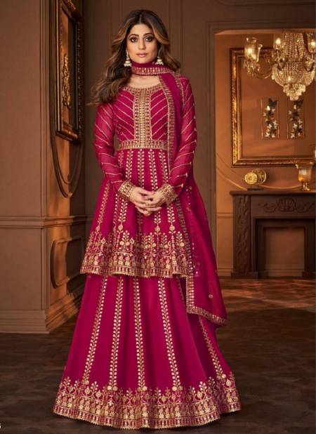 Niharika By Aashirwad 9121 To 9125 Series Georgette Wedding Wear Readymade Suits Wholesale Market In Surat Catalog