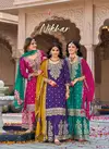 Nikhar By Eba Heavy Chinon Readymade Suits Surat Wholesale Market
