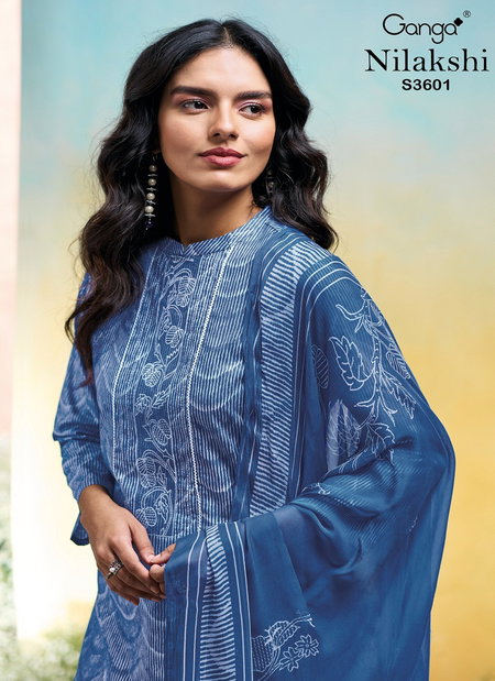 Nilakshi 3601 By Ganga Cotton Printed Designer Salwar Suit Orders In India