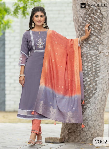 Nimaya By Kadlee Shimmer Designer Kurti With Bottom Dupatta Wholesale Shop In Surat
 Catalog