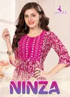 Ninza By Mayra Vertican Modal Printed Anarkali Kurtis Wholesale In Delhi