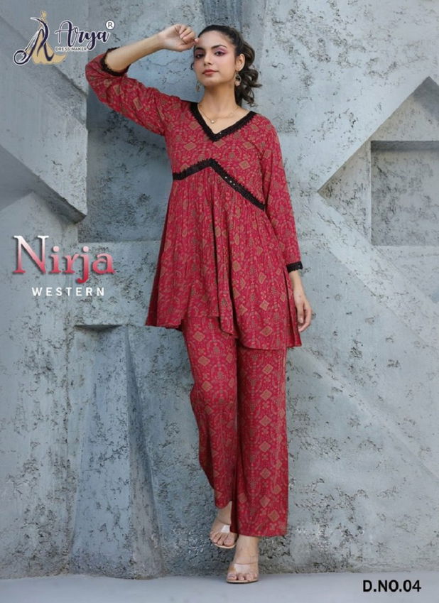 Nirja By Arya Ladies Top  With Bottom Catalog