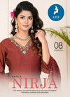 Nirja By Kaya Straight Cut V Neck Roman Silk Kurtis With Bottom Dupatta Wholesale Price In Surat 