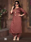 Nish Akshara Latest Fancy Designer Ethnic Wear Silk Kurti With Bottom Collection