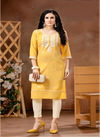 Nish Kiss Me Ethnic Wear Latest Designer Fancy Kurti With Bottom Collection