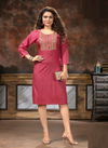 Nish Sequence Ethnic Wear Designer Rayon Printed Kurti Collection