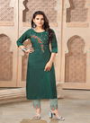 Nish Shanaya New Ethnic Wear Chinon Kurti With Pant Collection