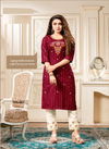 Nish Sunshine Latest Fancy Ethnic Wear Rayon Kurti With Bottom Collection
