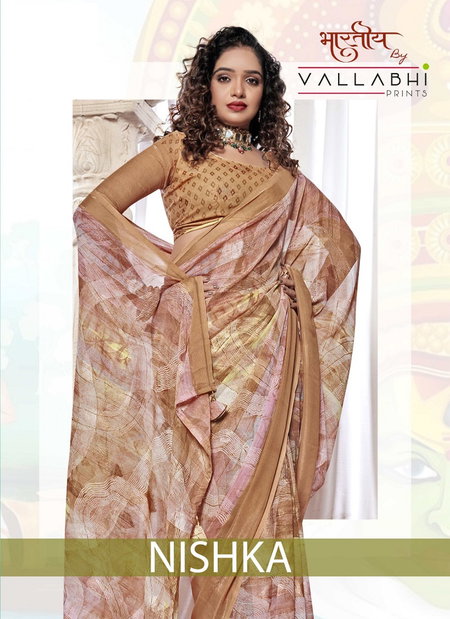 Nishka By Vallabhi Daily Wear Georgette Sarees Wholesale Price In Surat