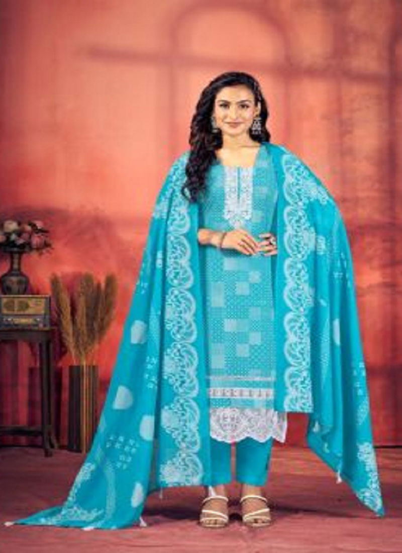 Nissan 2214 By Bipson Cotton Salwar Suit Catalog