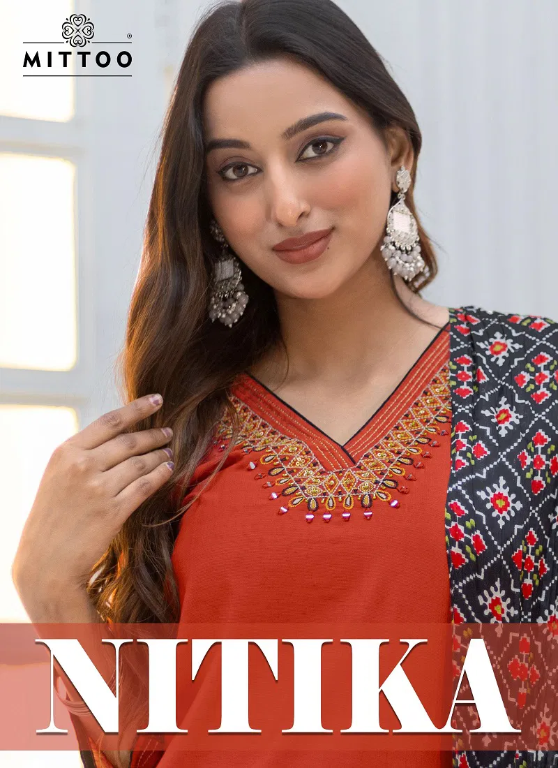 Nitika By Mittoo Vetican Kurti With Bottom Dupatta Wholesale Price In Surat Catalog