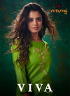 Nitisha Viva 6 Latest fancy Designer Casual Wear Long Heavy Soft Cotton Slub With Embroidery Work Kurtis Collection
