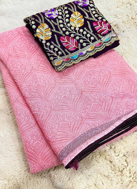 Nitya Amrita Georgette Sequence Designer Saree Wholesalers In Surat