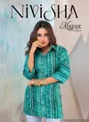 Nivisha Vol 1 By Mayur Heavy Rayon Printed Tunic Ladies Top Wholesale Market In Surat
