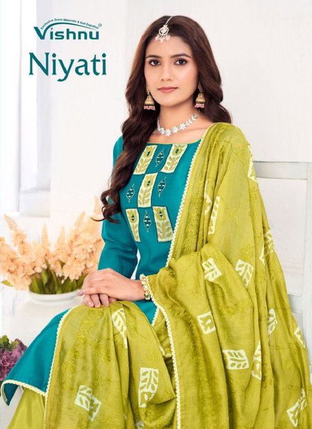 Niyati By Vishnu Vichitra Silk Designer Dress Material Wholesale Shop In Surat
