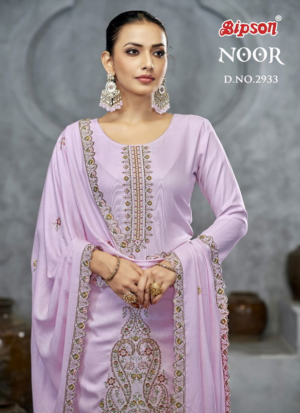 Noor 2933 Viscose Pashmina Embroidery Dress Material Wholesale Shop In Surat