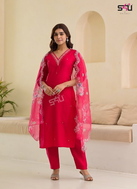 Noor By S4u Designer Kurti With Bottom Dupatta Wholesale Price In Surat
