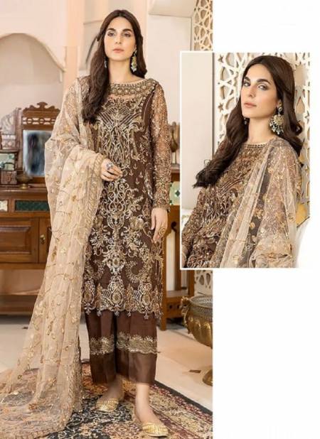 Noor Inlays 4 Heavy Georgette Festive Wear Embroidery Salwar Kameez Collection