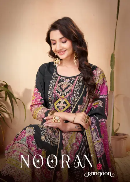 Nooran By Rangoon Muslin Online Kurti With Bottom Dupatta Wholesale
