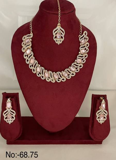 Nr Accessories Colour Diamond Necklace Catalog
