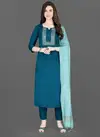 NSF Kaya Vol 1 Cotton Blend Wholesale Kurtis Wuth Bottom Dupatta Suppliers In Mumbai