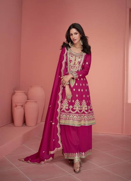 Nurvi By Aashirwad Gulkand Premium Silk Wedding Wear Heavy Readymade Suits Wholesale Shop In Surat
