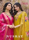 Nusrat By Ossm Viscose Roman Silk Embroidery Kurti With Bottom Dupatta Wholesalers In Delhi