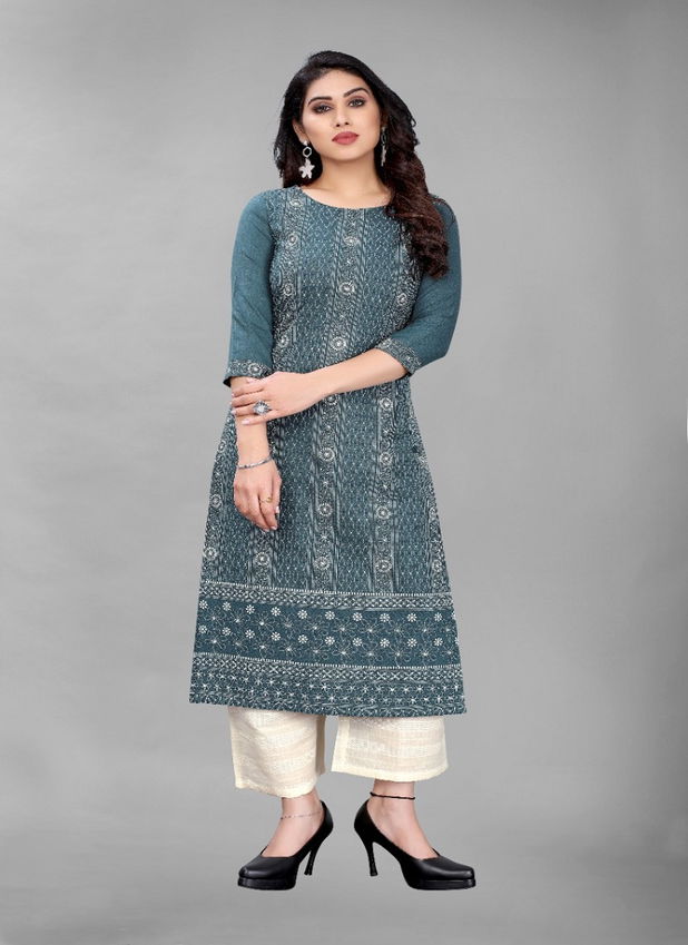 Nyka 1021 Fancy Cotton Printed Designer Ethnic Wear Kurti Collection