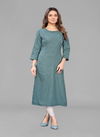 Nyka 1023 Fancy Designer Ethnic Wear Embroidery Kurti Collection