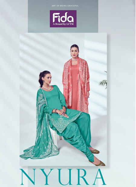 Nyura By Fida Embroidery Pure Cotton Designer Salwar Kameez Wholesale Price In Surat Catalog